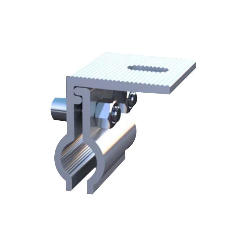 Distributed Solar Photovoltaic Halteret Circular Clamp, Keramikglasur -Dachhalterungssystem